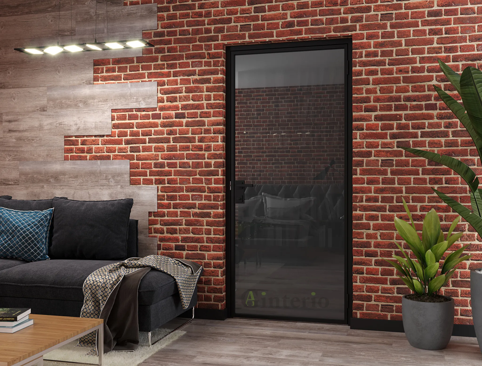 Стеклянная тонированная дверь Gintereo TINT-03. Купить межкомнатную дверь из тонированного стекла под заказ в Москве, СПБ