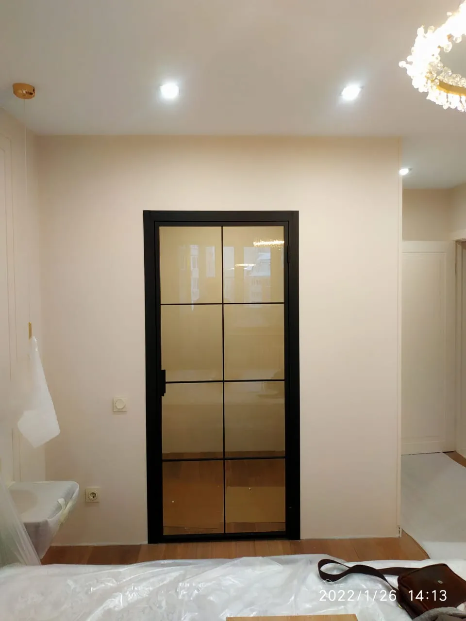 Стеклянная прозрачная межкомнатная дверь Gintereo. Купить и заказать прозрачную дверь из стекла в Москве, СПБ