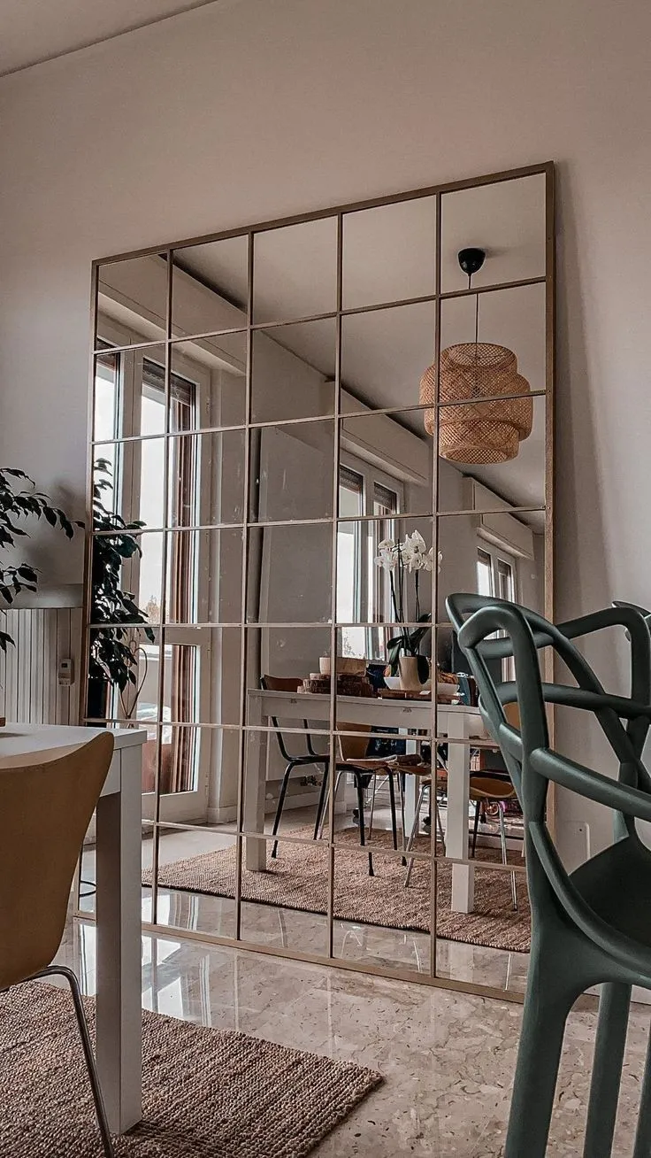 Купить зеркало в стиле лофт LOFT-02 в прихожую, спальню, ванну от производителя Gintereo. Настенное лофт зеркало под заказ