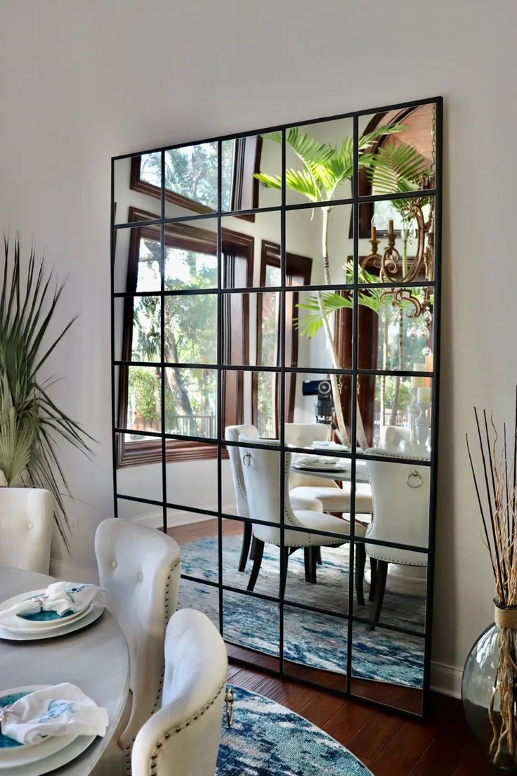 Купить зеркало в стиле лофт LOFT-04 в прихожую, спальню, ванну от производителя Gintereo. Настенное лофт зеркало под заказ