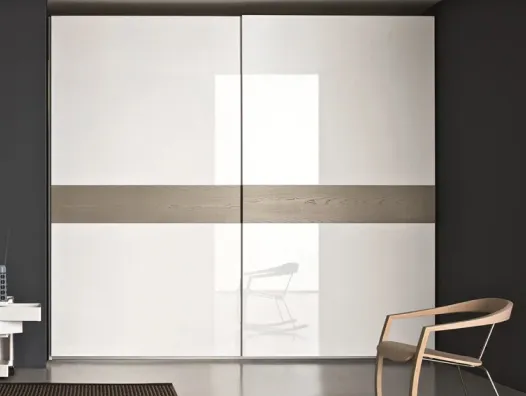 Беспрофильная дверь для шкафа-купе серии GLOSS Gintereo. Заказать, купить глянцевые двери для встроенного шкафа в Москве, СПБ